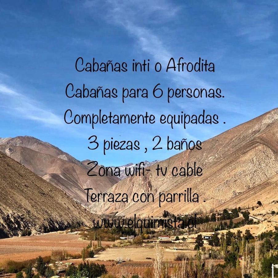 Cabañas Elquimista Pisco Elqui Exterior foto